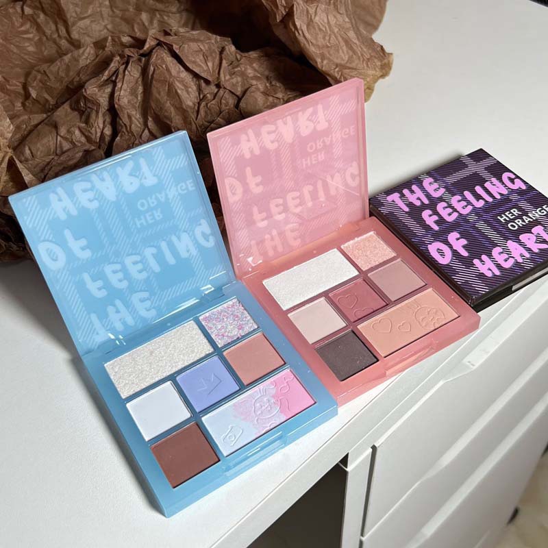 Sombra de ojos multifunción de 7 colores HERORANGE Sombra de ojos mate fino destello de gusano de seda acostado sombra de ojos de color tierra de celebridades de Internet