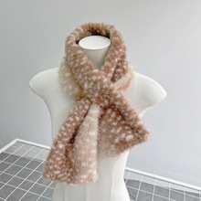 小鹿可爱披肩 保暖围巾装饰圣诞节冬装