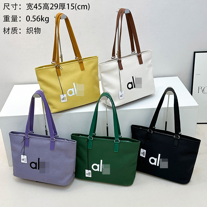跨境日系简约字母包包女小众单肩包通勤手提包大容量时尚托特包|undefined