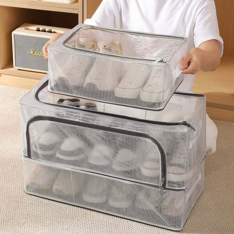 Коробка для хранения обуви без установки Складная коробка для хранения обуви Большая емкость крытая коробка для хранения влаги Оптовая продажа