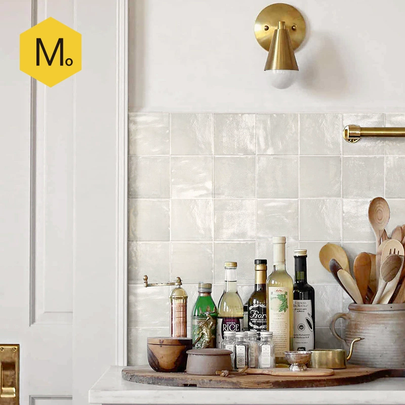 Новые французские плитки для ванной комнаты в Фошань, кухонные маленькие квадратные плитки, скандинавские ресторанные барные настенные плитки, жемчужные глазурованные плитки
