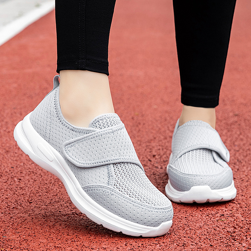 Cross-Border Hot-Selling Summer For Men And Women, Wide Version With Velcro, Breathable Mesh Sports Shoes, Lightweight_vogvips.com