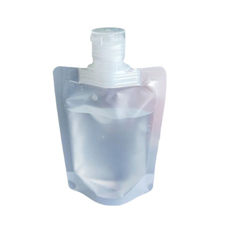 Kaizheng en stock 30ml loción esmerilada bolsa de viaje Portátil Bolsa de gel de ducha Flip bolsa de embalaje de la boquilla