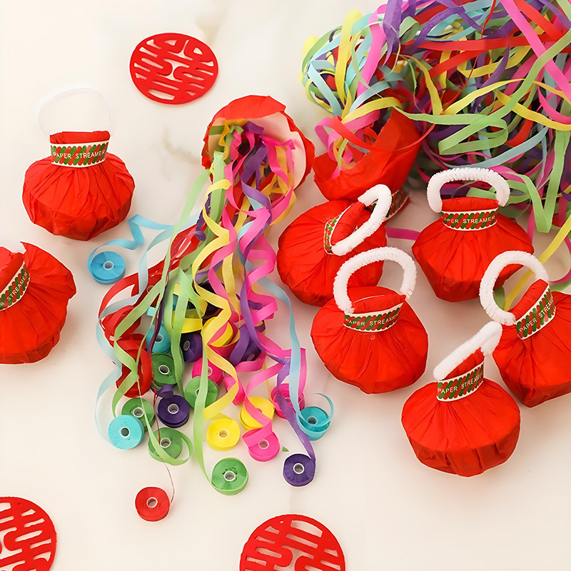 Mano tira cinta de color boda flores de color boda celebración de artillería props de cumpleaños barra pulsera araña cinta mágica cinta