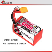 鹰氪CODDAR 6000mAh 4S 15.2V 130C RC大脚车模船模 遥控器锂电池