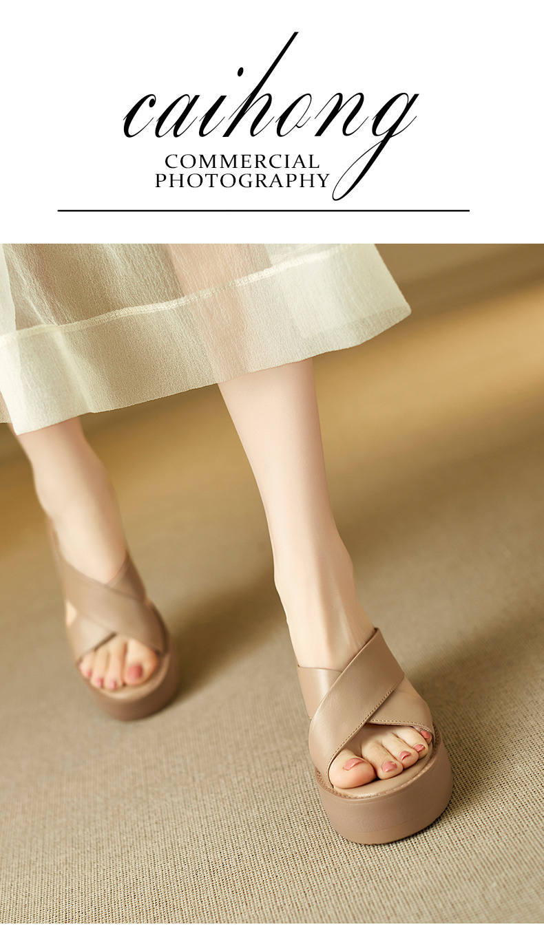Sandal cao gót nữ hở mũi quai chéo đế xuồng gót 9.5 cm — màu đen, màu mơ chi tiết 1
