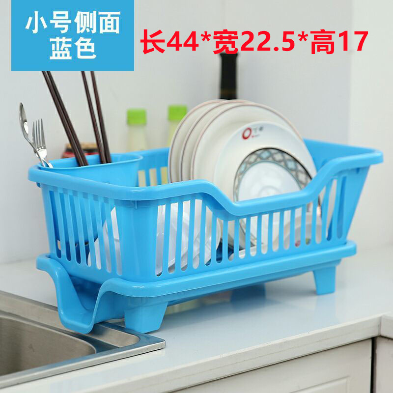 Cocina de plástico de almacenamiento por goteo multiusos cesta de drenaje estante de almacenamiento estante de plato vajilla de almacenamiento