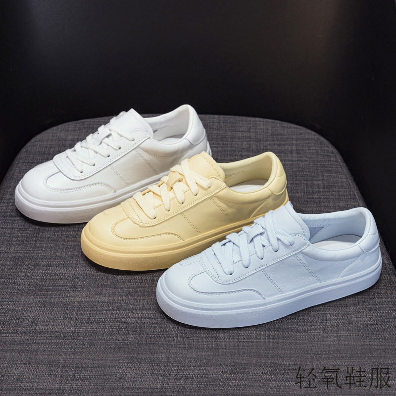 厂家直销黄色休闲德训鞋女款新款女鞋运动百搭潮四季单鞋韩版板鞋|undefined