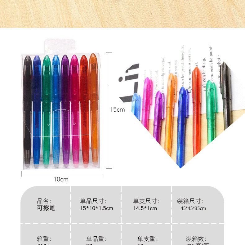 (Cross-border trading), erasable erase pen, teaching rollerball pen, stationery
