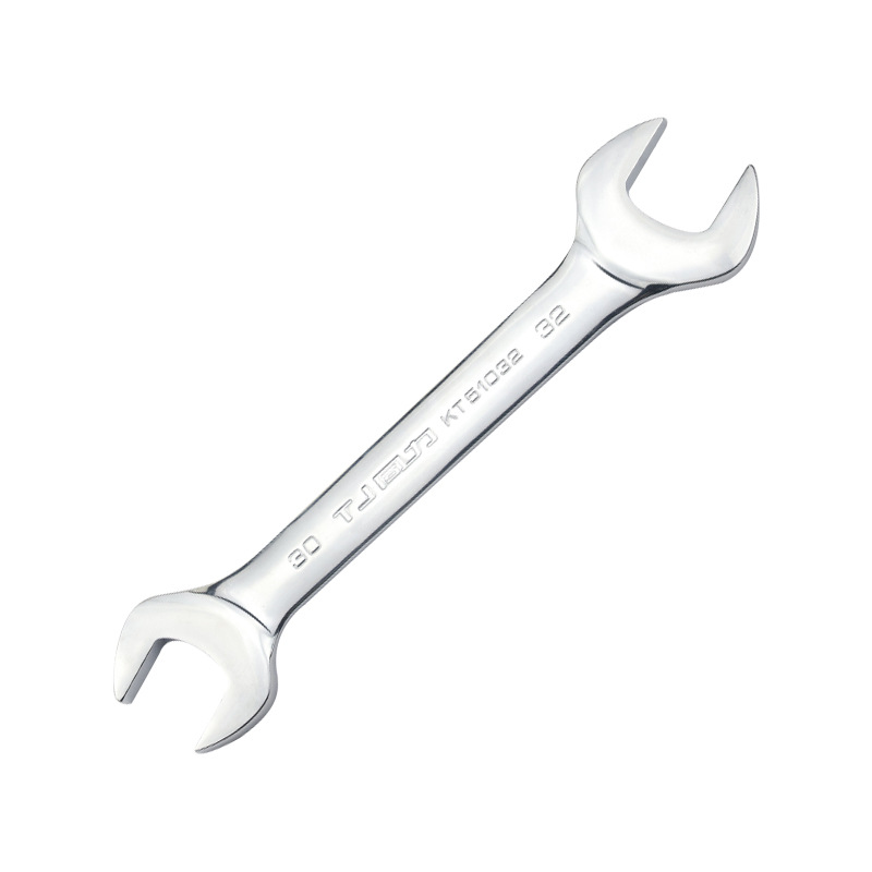 Tongli espejo cromado llave abierta de dos cabezas al por mayor de doble cabeza llave sólida 5.5-55 llave de reparación de la máquina de reparación de automóviles llave