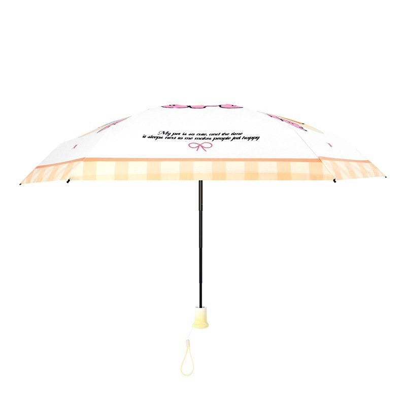 漫画傘 コンパクト 晴雨兼用 ミニポータブル 50% off 層日傘 日焼け止め UV 保護女性用日傘|undefined