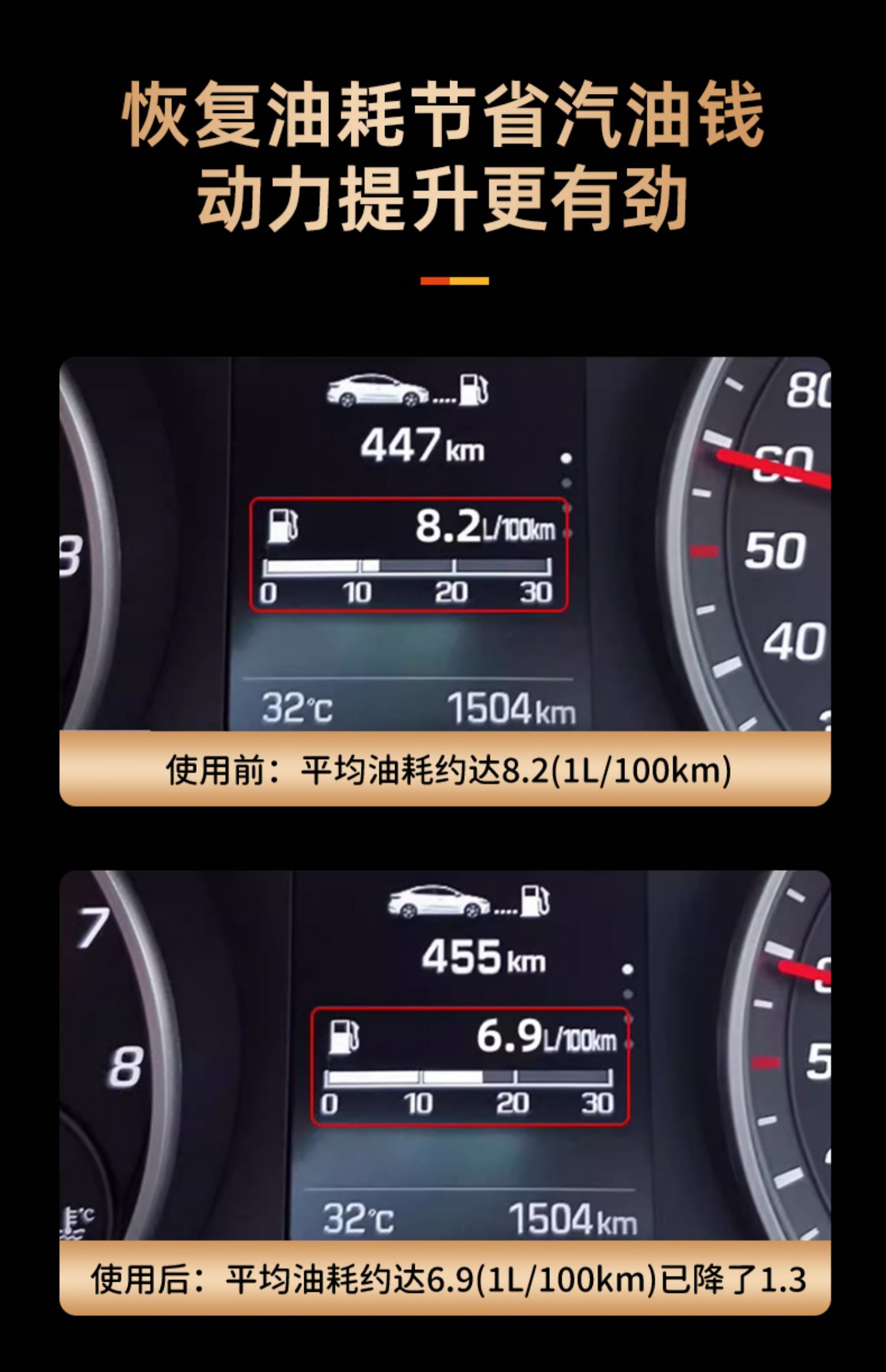2-in-1 Fuel Additive for Vehicles: Engine Carbon Deposit Remover, Catalytic Converter Cleaner, PEA Liquid Gasoline Additive