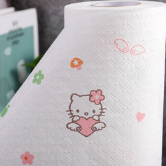 Wet and Dry Kitchen Paper Towels, Disposable, Oil Absorbent, Water-Resistant, Thick Roll, Washable, Lazy Person's Cloth