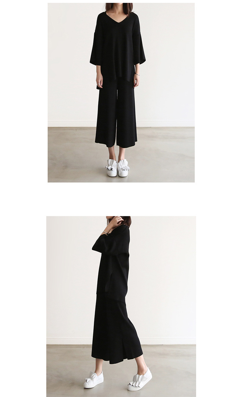 Wide-leg Pants Set 10
