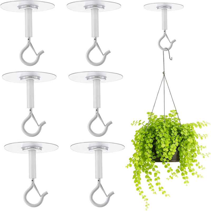 Cross-Border Ceiling Adhesive Hooks Suitable for Hanging Plants, Fans, Bathroom, Kitchen, Porch Decorations Without Drilling Cross-Border Ceiling Adhesive Hooks Suitable for Hanging Plants, Fans, Bathroom, Kitchen, Porch Decorations Without Drilling