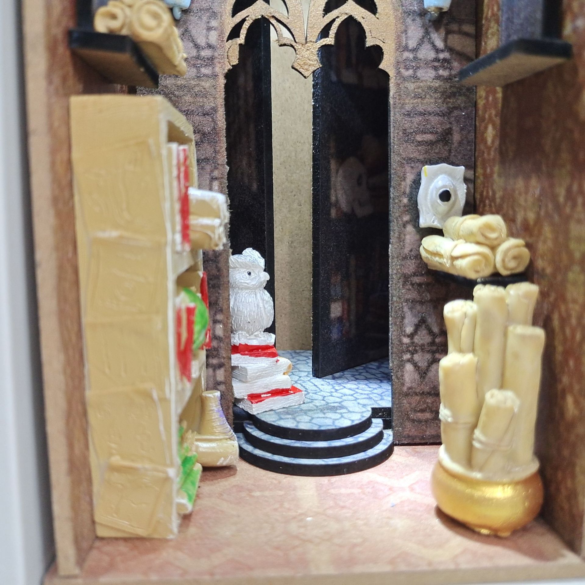 Nuevo producto transfronterizo Miss Carpeta de libro medieval estudio Oficina antigua calle antigua playa vida nocturna productos de madera decoración del hogar