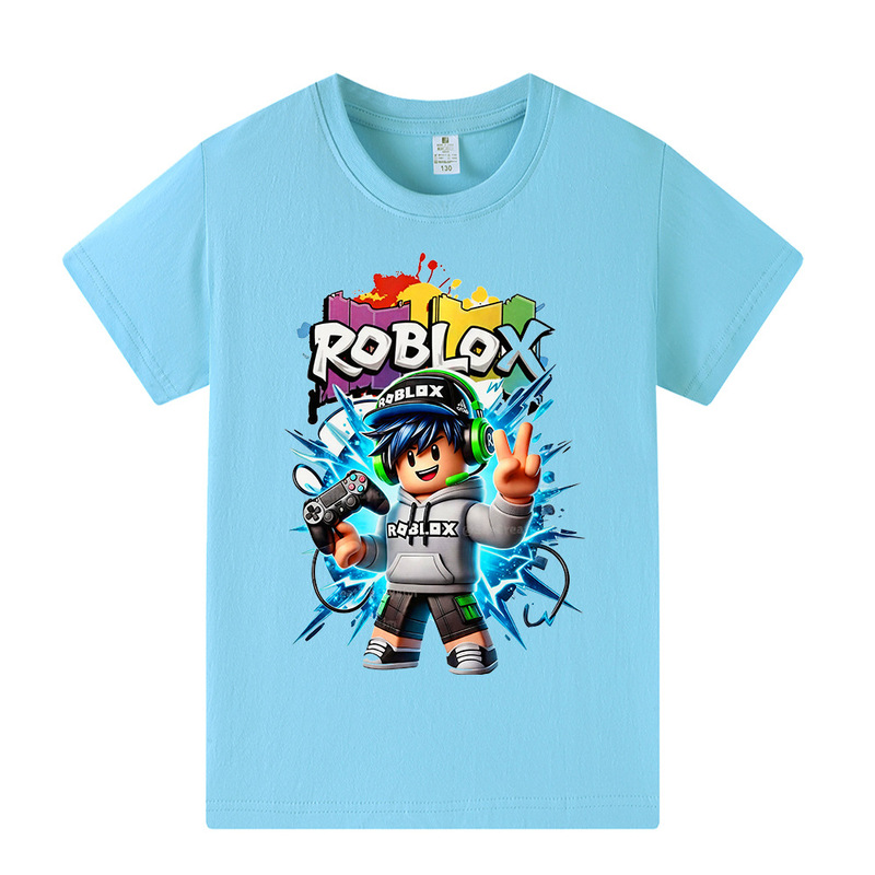 Roblox Printed Children's Short-Sleeve T-Shirt A1446 Roblox Printed Children's Short-Sleeve T-Shirt A1446