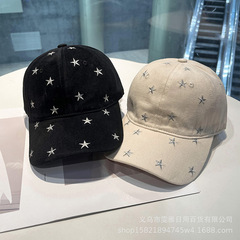 夏ファッション星刺繍野球帽子男女屋外ソフトトップ日よけ日焼け止めハンチング帽子スポーツ日よけ帽子