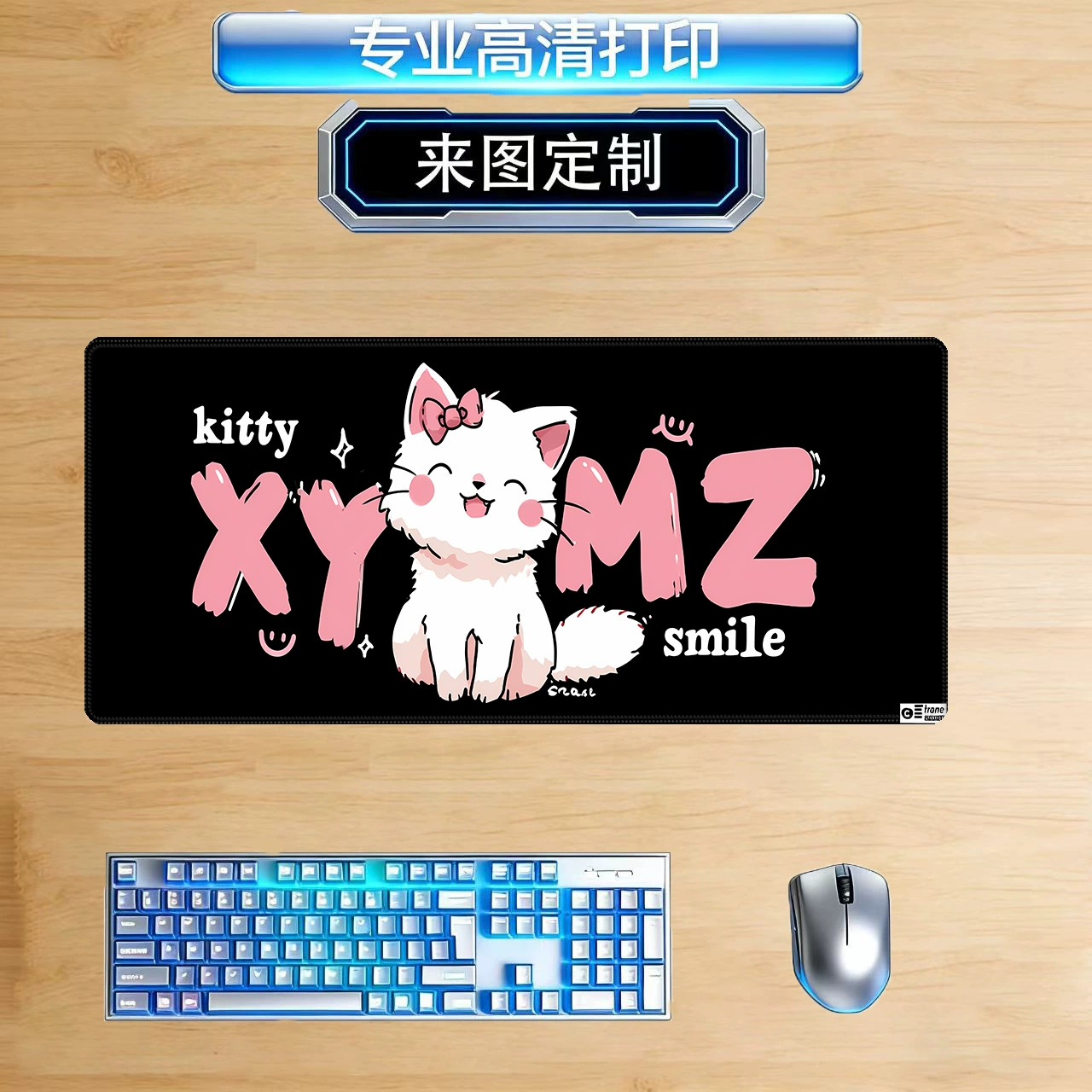 Gaming rubber keyboard, laptop, mouse