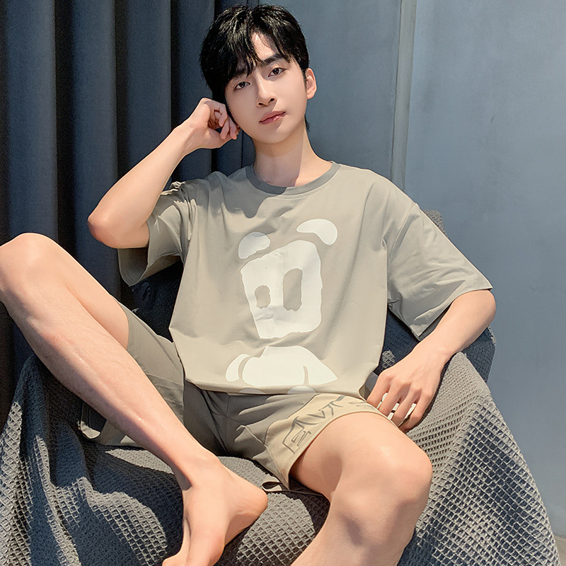 Cotton summer thin pijama for students