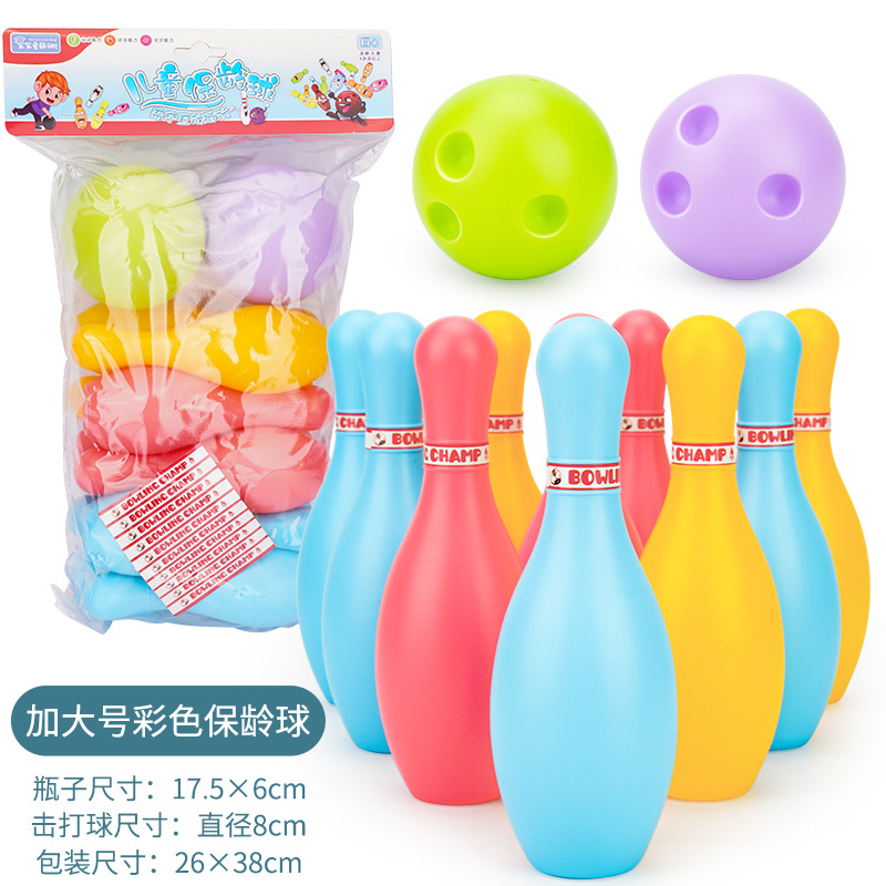 Bolos DE LOS NIÑOS juguetes plástico kindergarten ocio deportes entretenimiento 15cm juego bolos