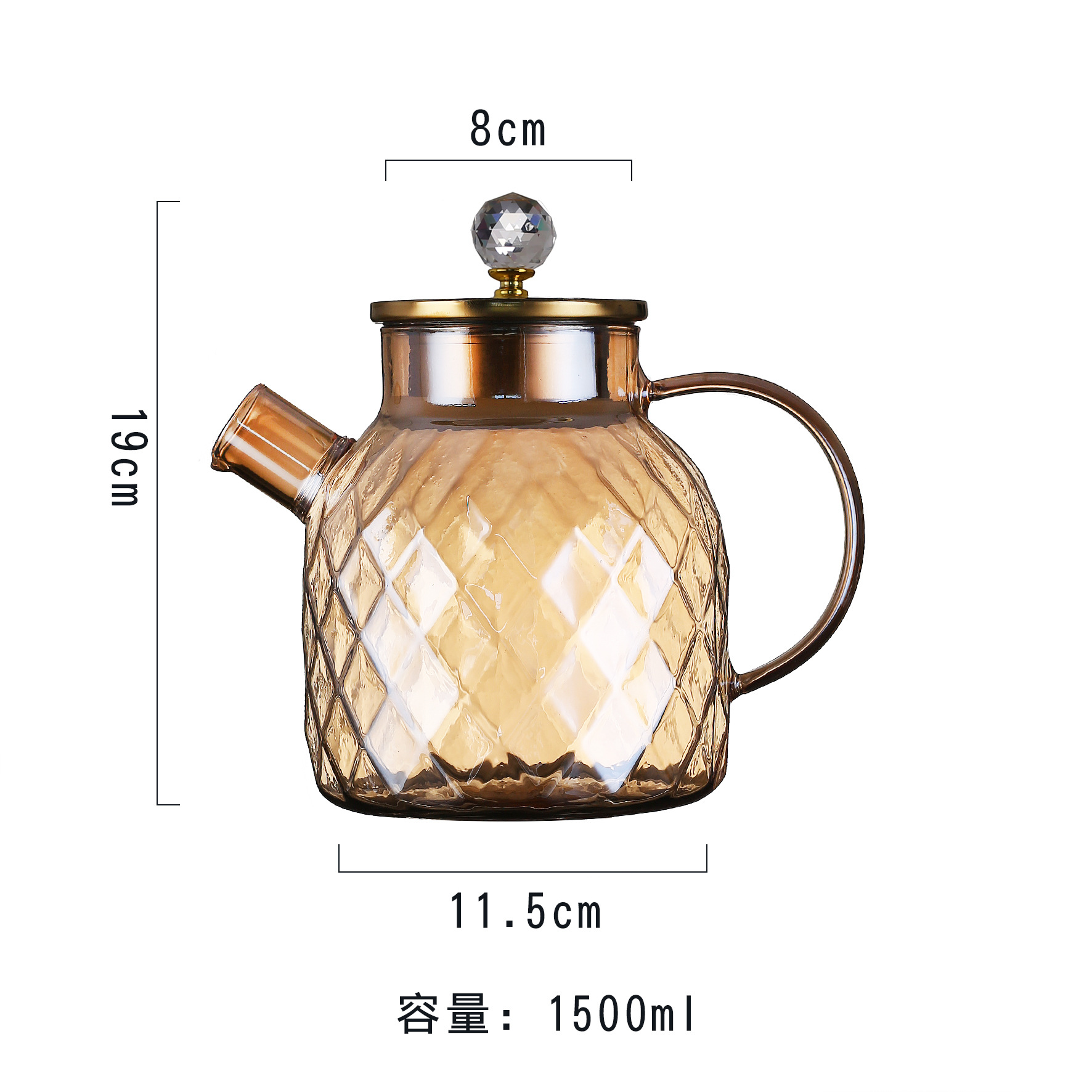 Nueva olla Lanling, hervidor de agua frío para el hogar, tetera resistente a altas temperaturas, estufa de cerámica eléctrica, hervidor de agua hervida frío de gran capacidad