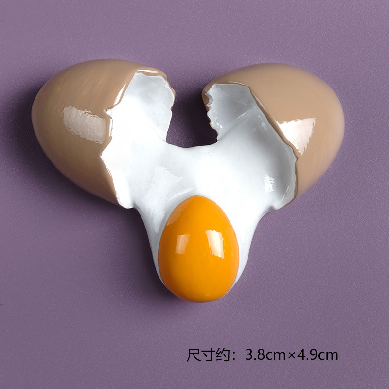 Realistic commemorative fridge magnet, 3D, bread, toast