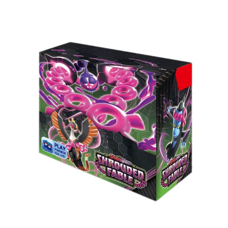 Карточка Покемона, сумка для розыгрыша Pokémon PTCG Ninja Frog слепая коробка Дракон Король Английский Затмённая Мифическая карточка