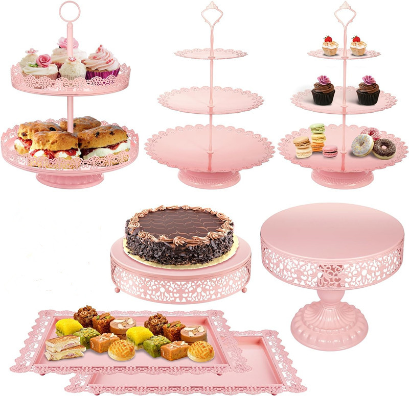 Tabla de postres estante de exhibición estante de pasteles de postre bandeja de pasteles de comida fría estante de mesa de descanso estante de té de la tarde estante de refrigerio