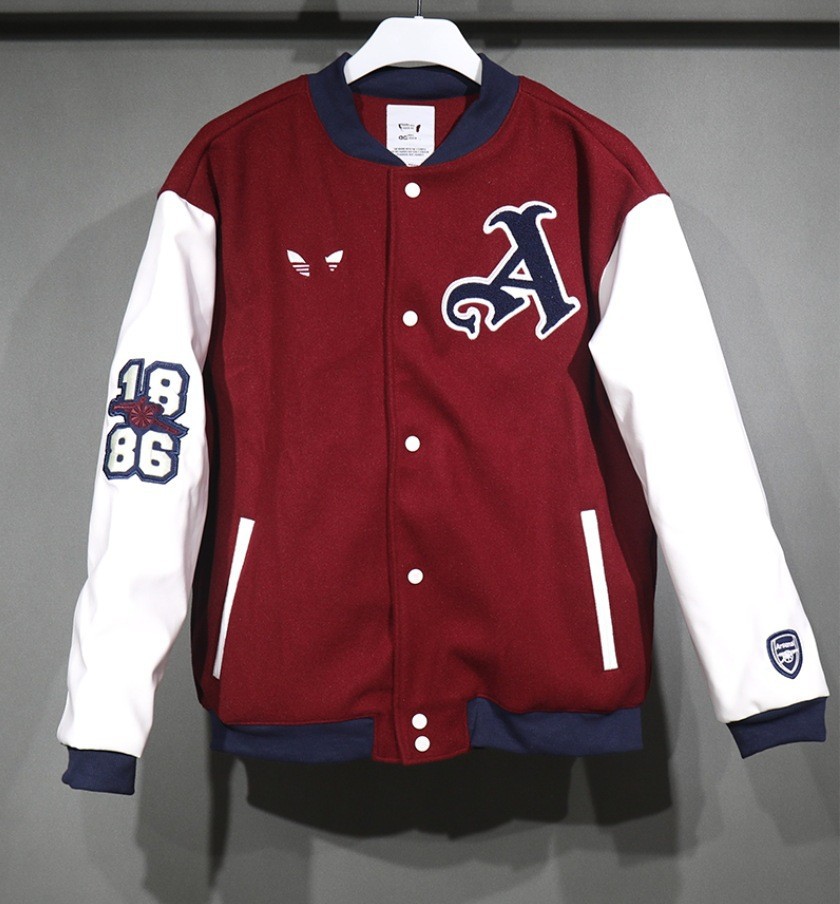 adidas Arsenal VRCT Varsity Jacket Noble Maroon