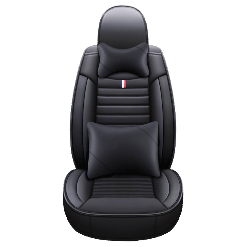 Single Seat Leather, Universal Seat cushion, seat cover - black-single-seat-deluxe-version-universal