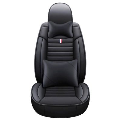 foreign trade wholesale car seat cushion: Seat cushion, seat cover - black-single-seat-deluxe-edition-general