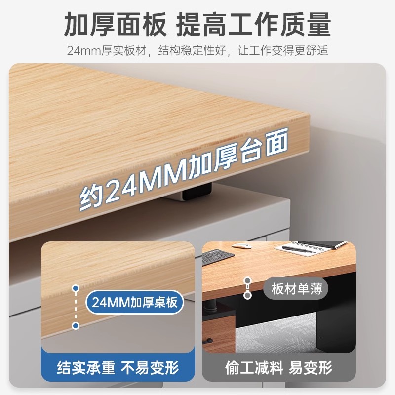 Escritorio del personal Escritorio de oficina simple y moderno