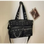 单肩大容量小众新款托特包