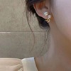 Brand fashionable universal earrings, simple and elegant design, internet celebrity