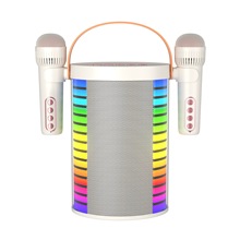 新款跨境Y-888脉动全屏炫彩无线蓝牙音箱RGB七彩发光迷你音响运动