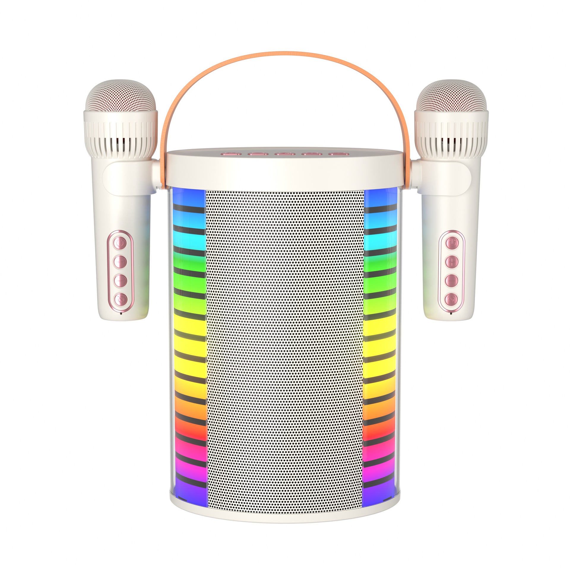新款跨境Y-888脉动全屏炫彩无线蓝牙音箱RGB七彩发光迷你音响运动