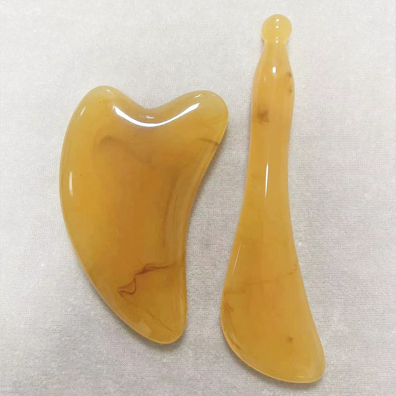 Horn_scrape_plate dialing ribs Facial resin Face, Face Division, Make a Beauty Baseball Delta Cardiac Scraping Tablets
