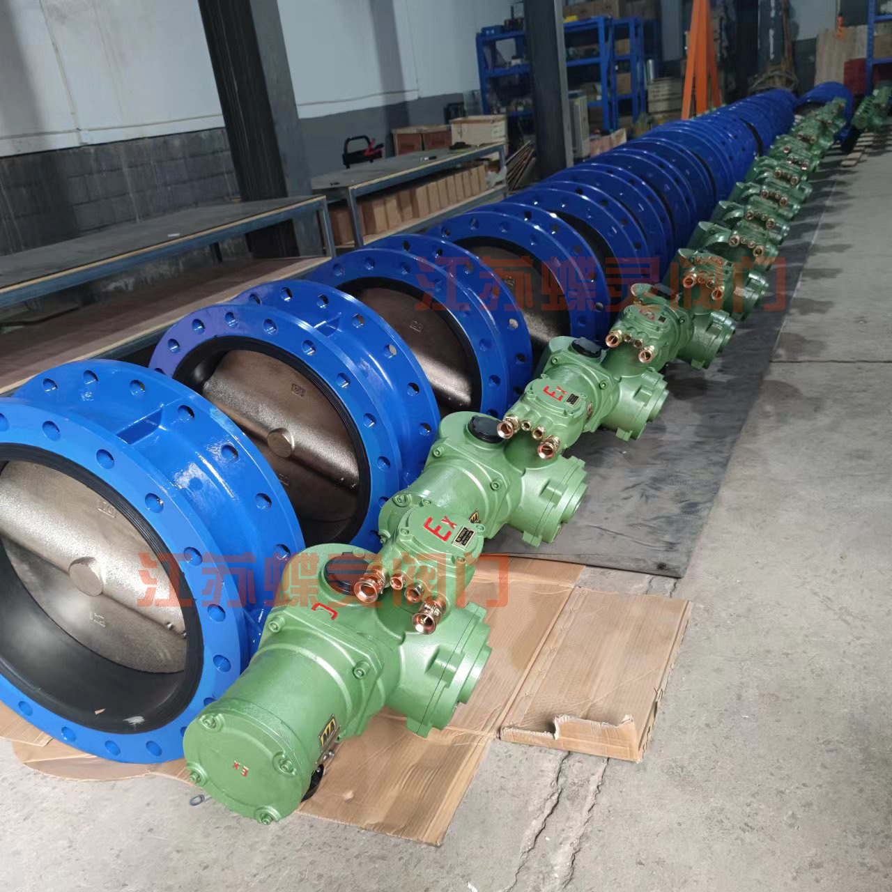 瓦斯电动蝶阀 矿用隔爆电动蝶阀WSD943H-10C-DN450