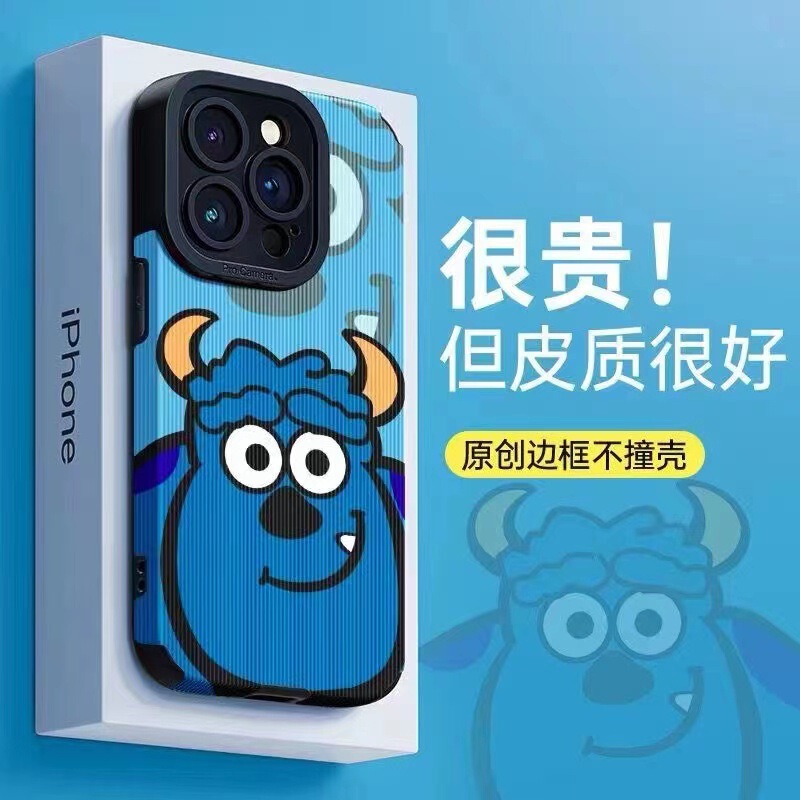 Blue and Green Monster Apple 14 Phone Case 13 Silicone iPhone 12 Protective Soft Case 11 All-inclusive xr Drop-resistant pro Blue and Green Monster Apple 14 Phone Case 13 Silicone iPhone 12 Protective Soft Case 11 All-inclusive xr Drop-resistant pro