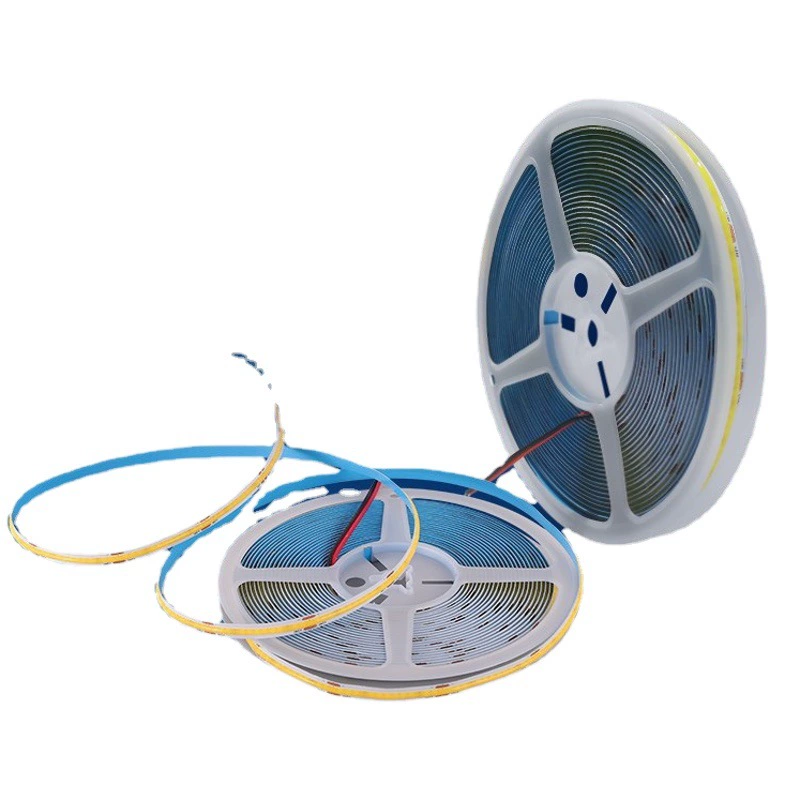 Светильник COB с низким напряжением самоклеящийся 12 В 24 В гибкий светодиодный светильник 2835 потолочное украшение книга кухонный винный шкаф линейная лампа