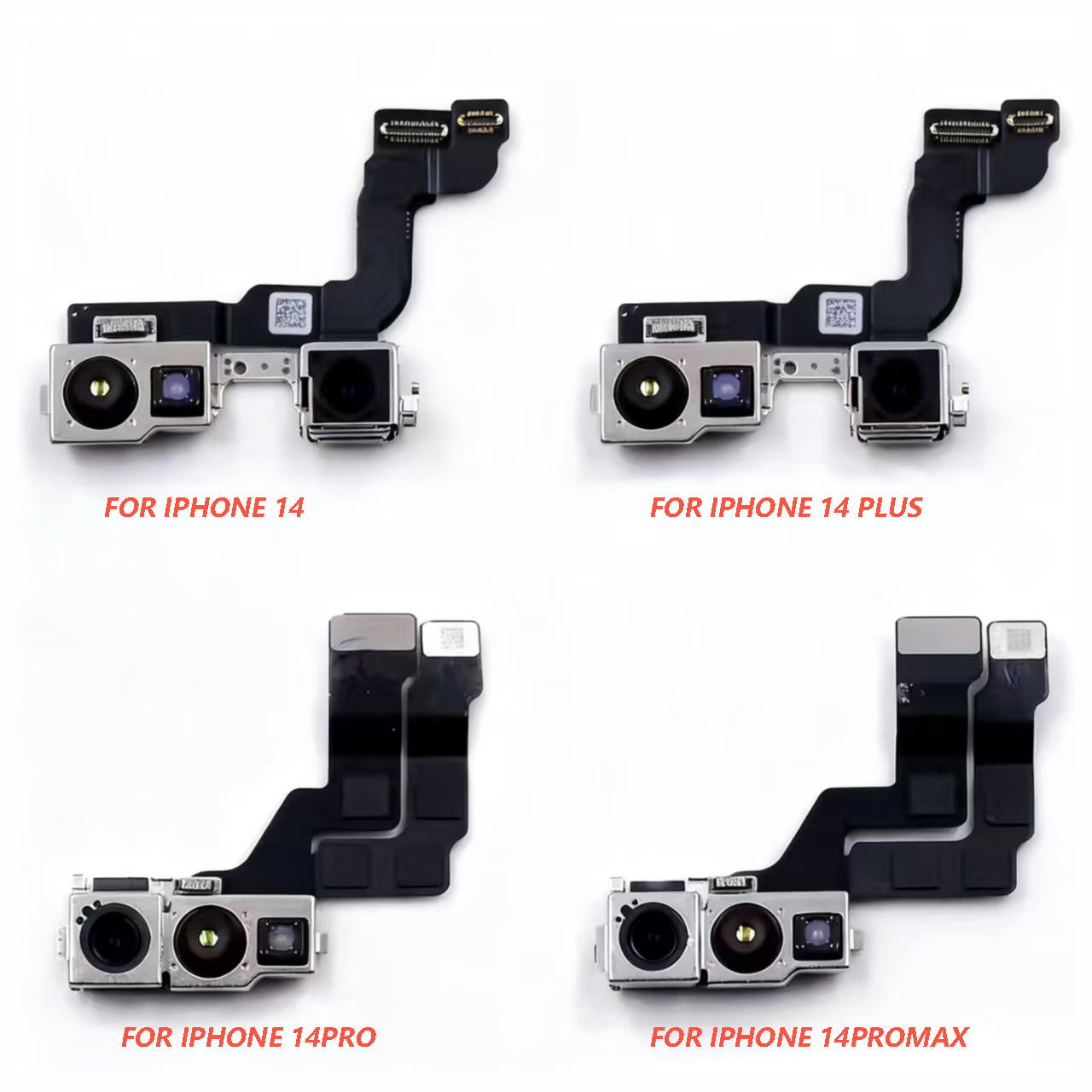 Para iPhone 13 14 15 16 plus pro promax Cámara frontal Cámara pequeña