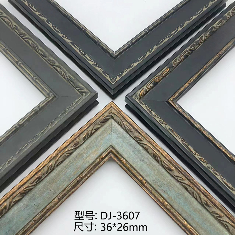 Ps Retro Photo Frame with Lines, American-Style Oil Painting Frame, Foam Frame Strip, European-Style Vintage Decorative Painting Frame, Tabletop Frame 3607 Ps Retro Photo Frame with Lines, American-Style Oil Painting Frame, Foam Frame Strip, European-Style Vintage Decorative Painting Frame, Tabletop Frame 3607