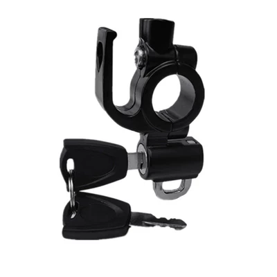 helmet lock, Helmet lock - three-in-one-hook-helmet-lock-mirror-seat-aluminum-alloy