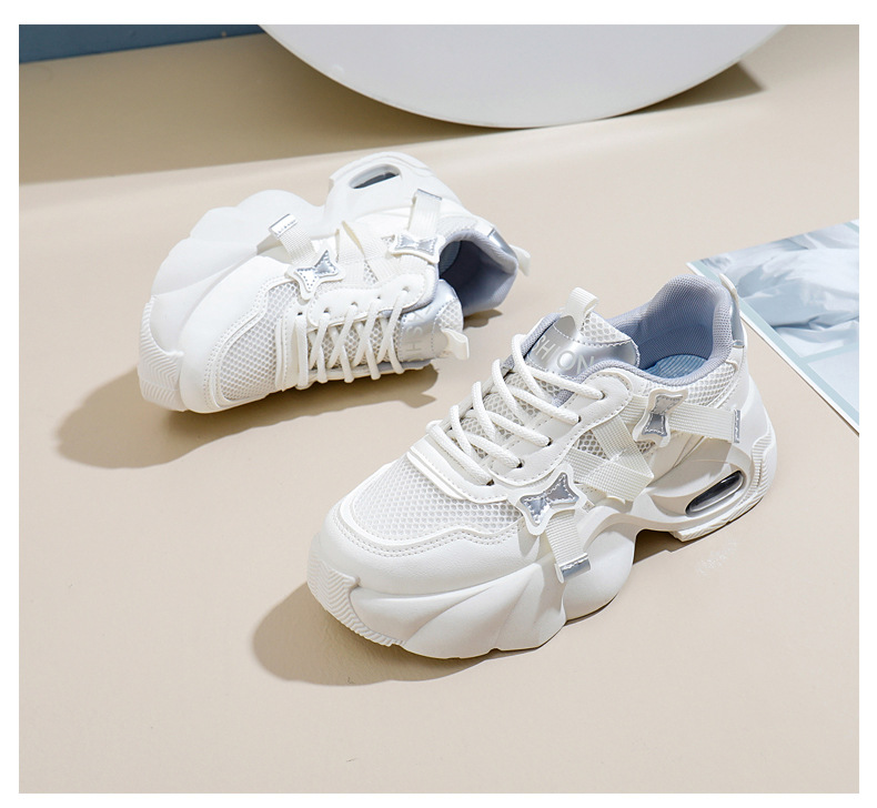 Sneakersy chunky dad style buty do biegania na platformie_voghion.com
