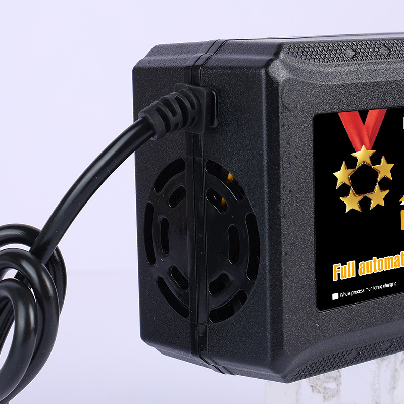 Cross border exclusive electric vehicle charger with six light display, power pulse repair, five-star Honor electric vehicle charger