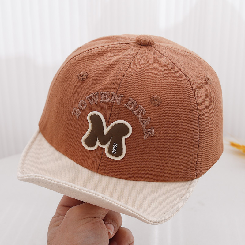 Sombreros para bebés otoño y invierno para niños con bordes suaves de terciopelo para niños sombreros de béisbol para bebés sombreros de boca de pato para bebés