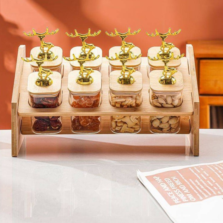 Glass storage system, set, capacious transparent storage box, increased thickness