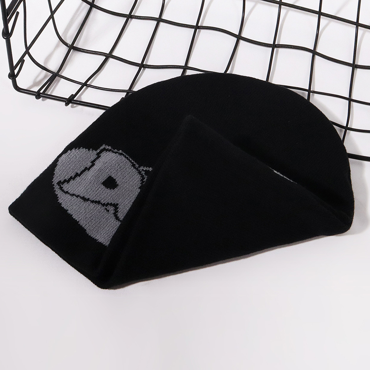 Unisex Jacquard Autumn And Winter Hat Desire Letter Knit Hat Warm Europe And The United States Men And Women The Same_voghion.com