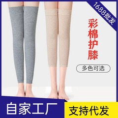 メーカー卸売り四季七彩綿運動ニット老寒脚保温膝保護脚防寒エアコン膝保護